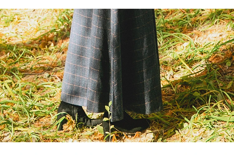 TANG Spring Autumn Velvet Dress Women's Black Vintage Wool Elegant Bodycon Party Dresses Plaid Long Maxi Dress vestidos (3)