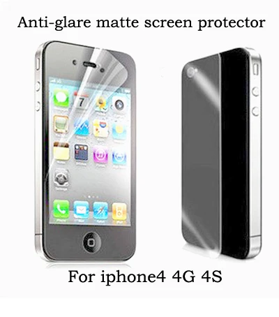 Антибликовая матовая пленка для экрана iPhone 4 4S HD глянцевая прозрачная защитная