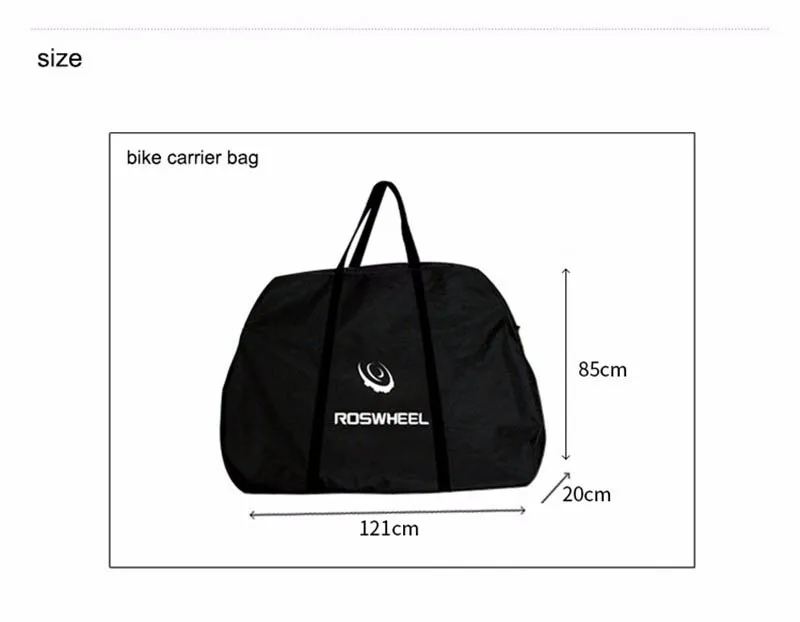 Carry Pack 1 шт. Велоспорт MTB дорожный складной велосипедный мешок для хранения всего велосипеда Перевозчик транспортная сумка+ 2 шт. сумка на колесах