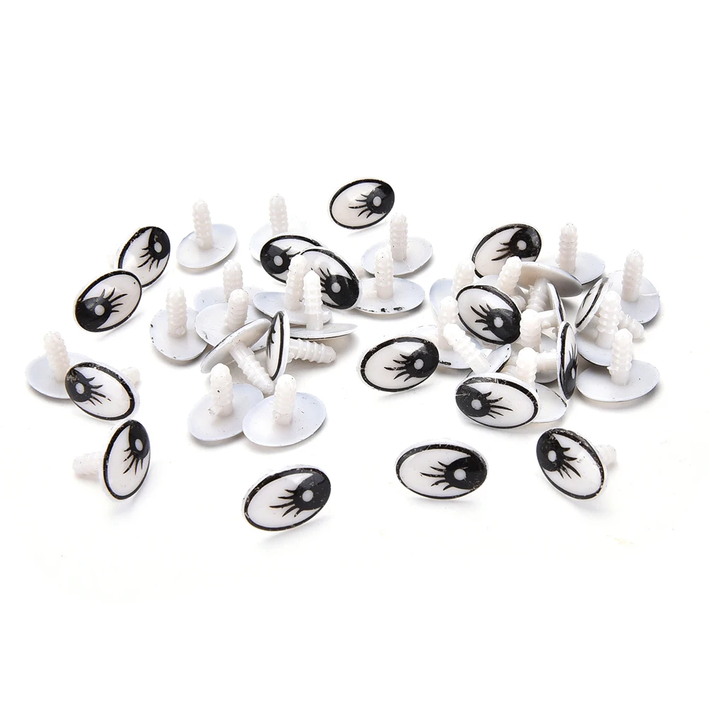 Plastic Cartoon Eyes For Kids Toys Bear Animal Dolls Puppet DIY Supplies New Product 100Pcs Set