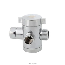 G1/2 дюйма ванная комната три пути T адаптер тройник соединитель клапан для туалета биде душевая головка переключающий клапан душевая головка шунт