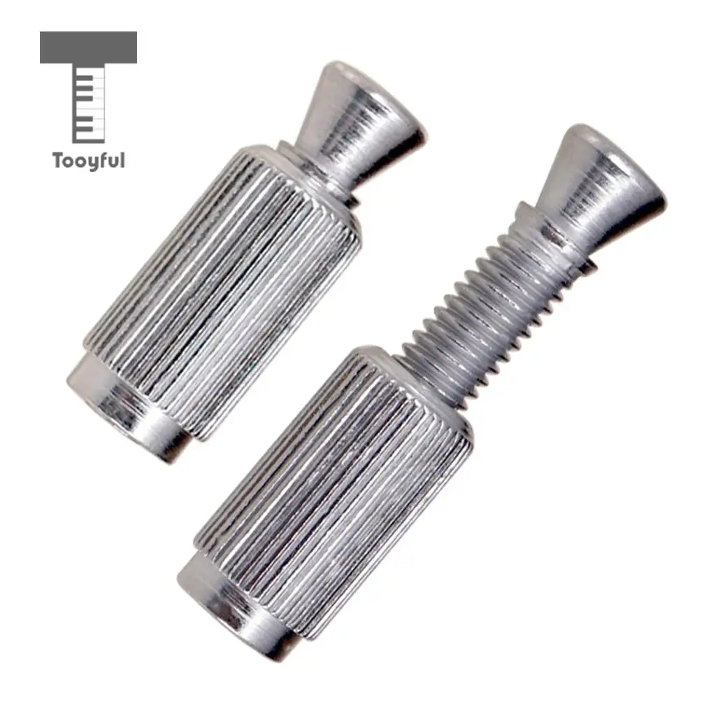 Tooyful  2Pc Electric Guitar Double Roll Tremolo Bridge Studs Elevating Screw