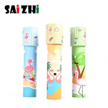 

Saizhi 1pcs Flamingo Kaleidoscope Colorful Toys Kids Children Birthday Education for Children Gifts Random color SZ1405