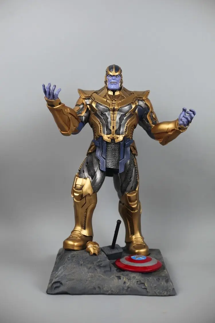 

Movie Marvel Avengers Infinity War Thanos Resin Statue Figure Model Toys for Collection Gift 13.5 INCH height 3 color