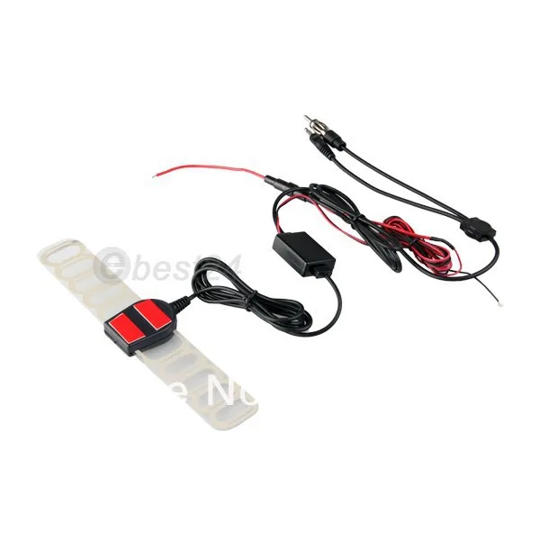 

car Digital DVB-T Car TV FM Radio Antenna Aerial Amp Amplifier Booster(6.8)