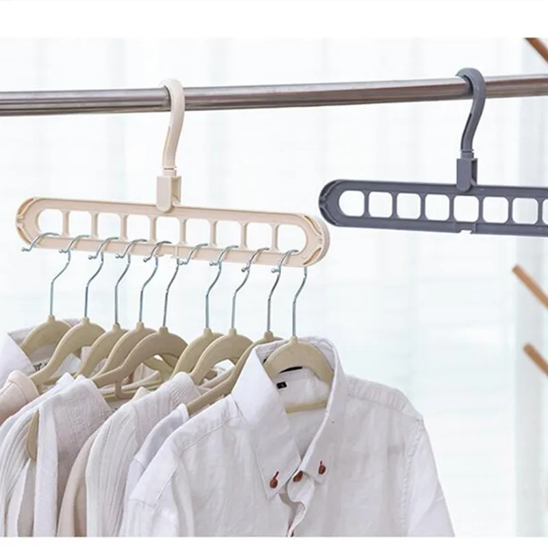 

Multifunction Clothes Hanger Home Storage Organization Clothes Rack Foldable Anti-Slip Hook Clothes Dryer Wardrobe Closet Holder