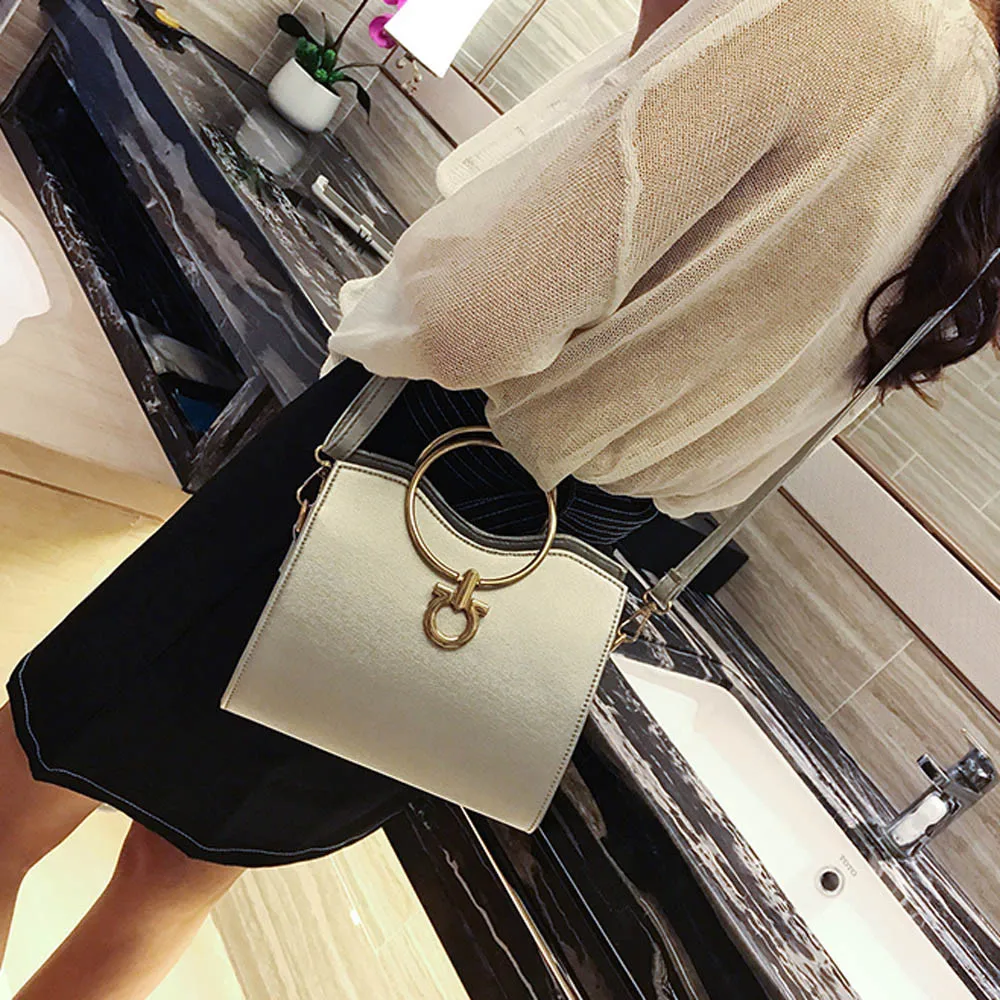 Женская сумка, Большая вместительная сумка на плечо, Женская Высококачественная сумка-тоут из искусственной кожи, модная сумка с ручкой сверху# L