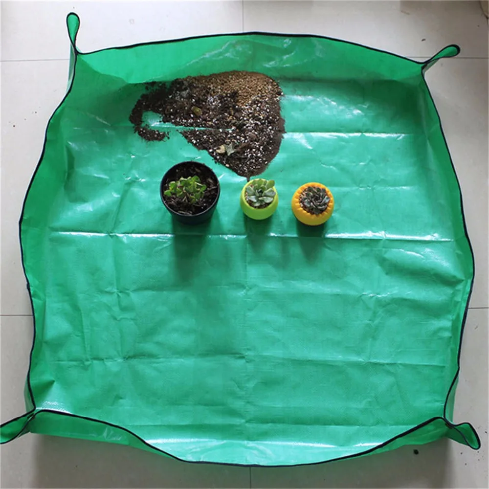 High Quality PE Film Waterproof Flower Transplanting Pot Pad Foldable