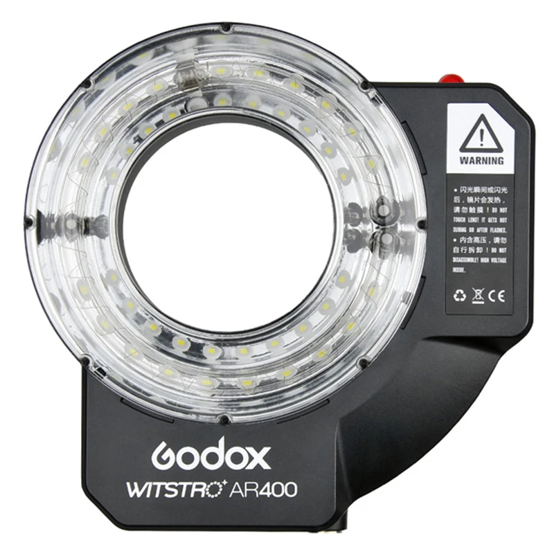 Godox Witstro AR400 400 Вт литий-ионный аккумулятор HSS 2 в 1 Кольцевая вспышка Speedlite светодиодный светильник для портретной свадебной фотосъемки