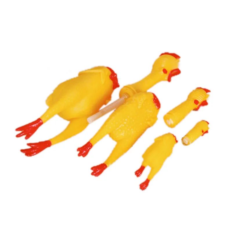 17 см 31 см 41 см смешной желтый пластиковый пронзительный Куриный питомец дрессировочные игрушки для собак сжимающий писк пищалка Жевательная кричащая игрушка для домашних животных подарок
