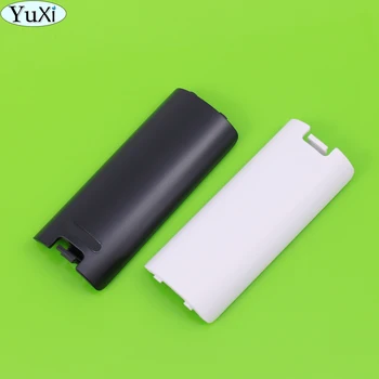 

YuXi High quality For Nintendo Wii Remote Controller Battery Cover Replacement for Right Hand Back Pack Door (black & white)