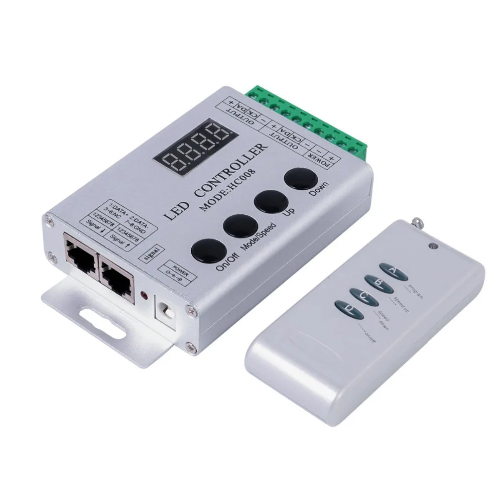 

10 Kinds of WS2812B LED CONTROLLER Music APP WIFI SD CARD T-1000S K-1000C SP105E COLORFUL-X2 SP106E HC008 etc