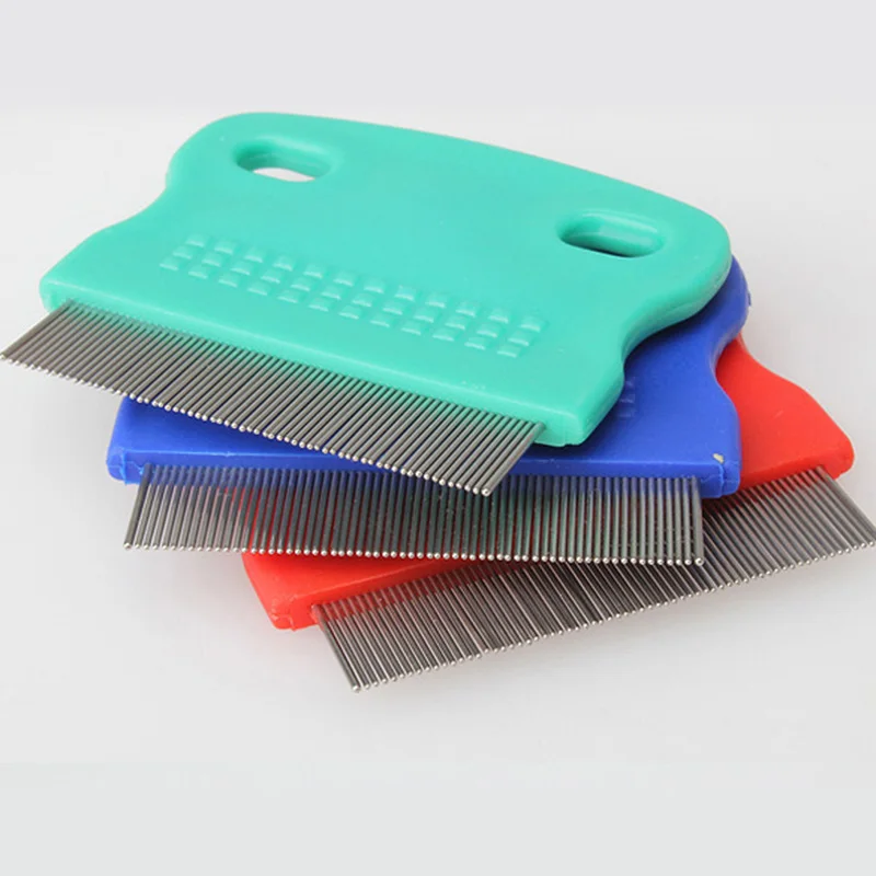 Practical Dog Combs Pet Metal Fine toothed Comb Cat Dog Grooming Small