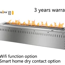 24 дюймов wifi умный современный черный или серебряный этаноловый electrische haard