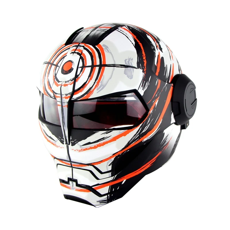  Soman Motorcycle Helmet Iron Man Style Motor Bike Safety Casco Motocross Capacete Monster Casque DO