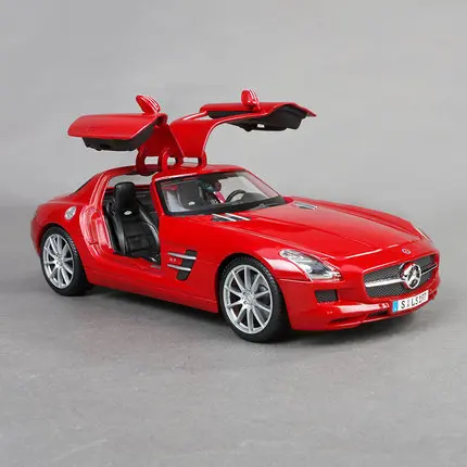 Maisto 1/18 Benz SLS металлическая спортивная модель автомобиля из сплава |