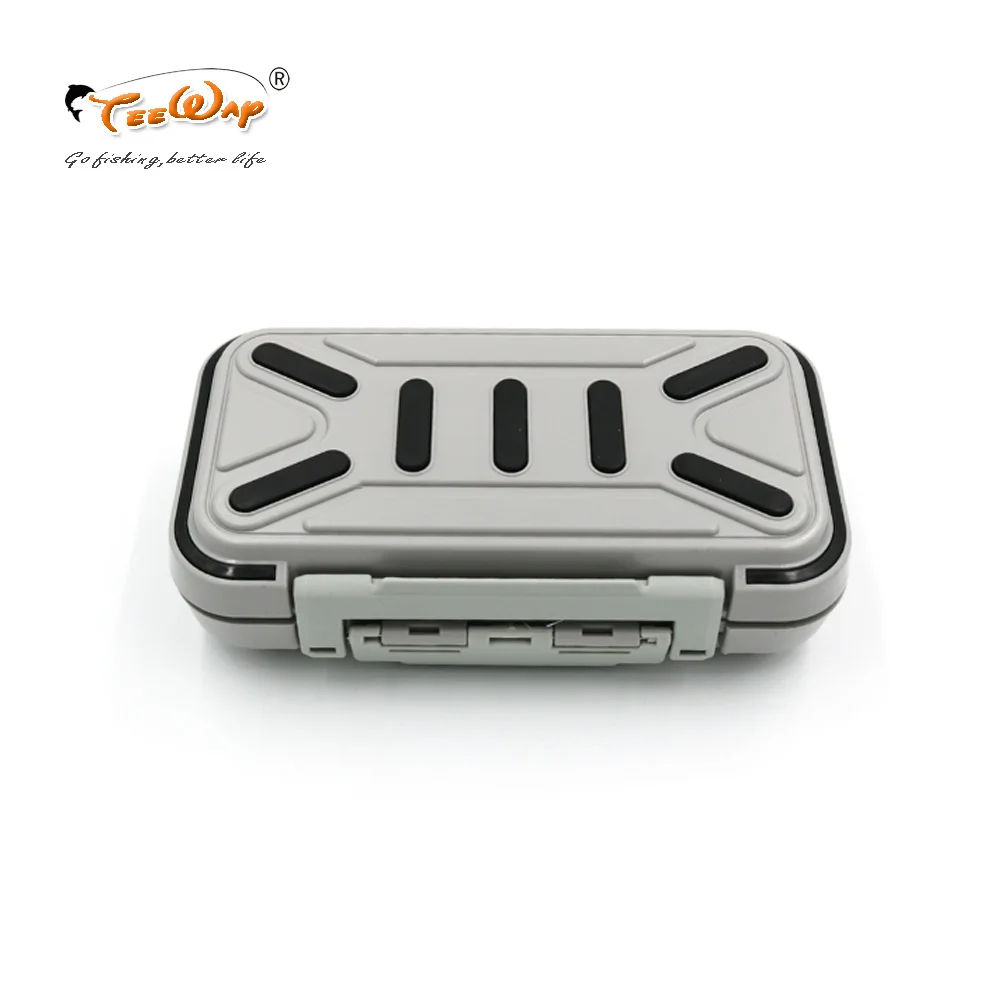 

Teeway Lure Fishing Box 24 Compartments Double Layer Fishing Box Plastic Fishing Tackle Box