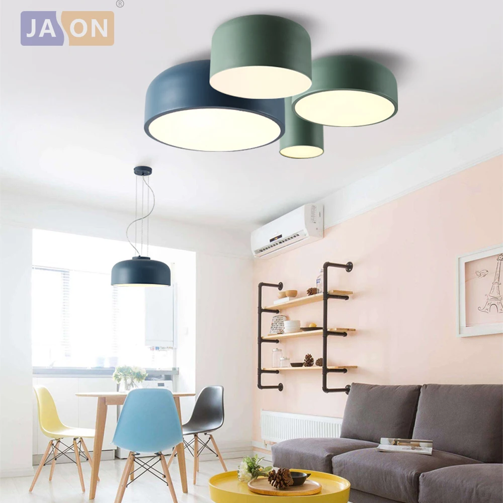 LED Современные Железные Акриловые Раскрашенные DIY Комбинации Светодиодные Лампы.Светодиодные Светильники.Люстры Потолочные.Светильники Потолочные Светильники.Светильник Потолочный Светильник.Для Столовой, Фойе