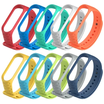 

13Colors New TPU Replacement Silicone Smart Watch Strap for Xiaomi Mi Band 3 Strap Anti-lost Smart Watch Bracelet for Mi Band 3