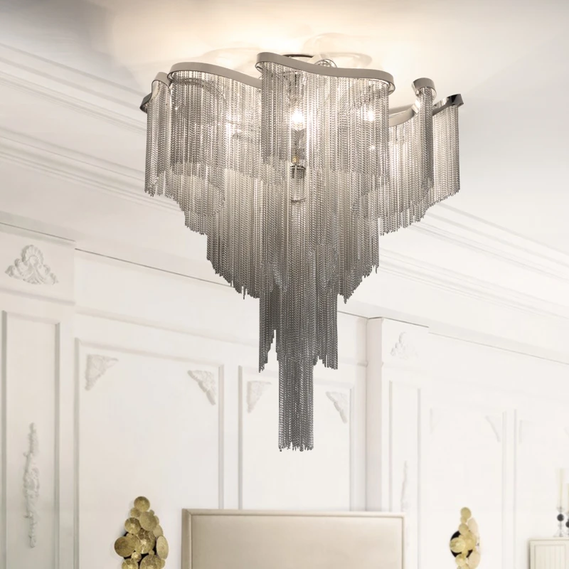 

Free Shipping Modern Led Chandelier Light Atlantis Stream Aluminium Chandeliers Lamp for Loft Living Dinning Hanging Lighting