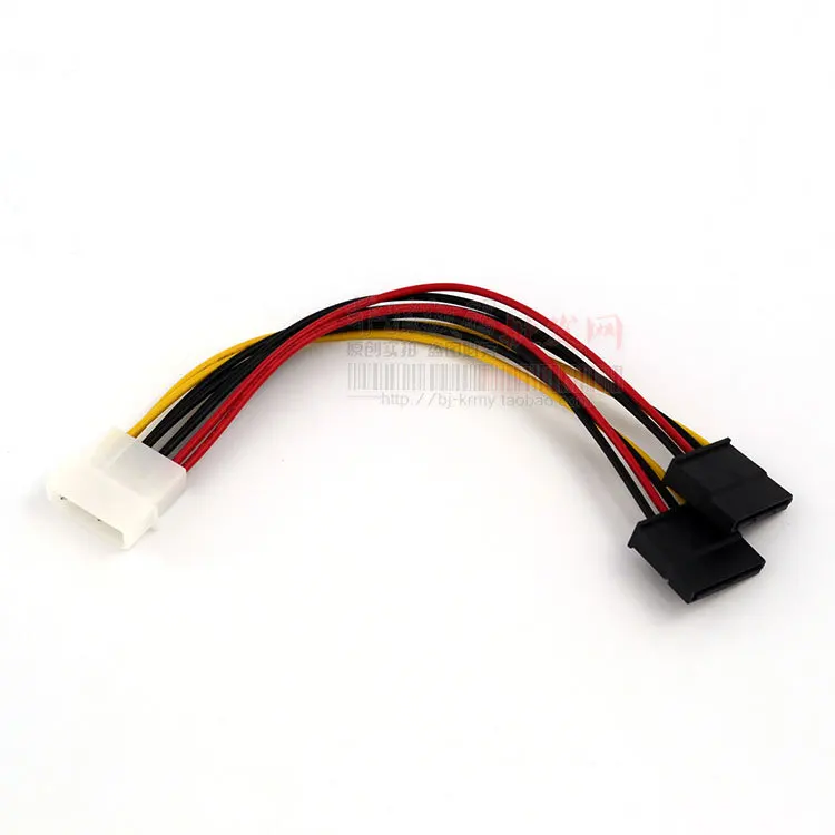 1 шт. SATA кабель питания разделитель Molex 4pin к серии ATA 15pin x 2 Male Female Y кабели для