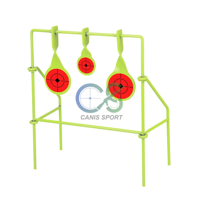 Яблочко Стрельба Цель железа мишень для спорта на открытом воздухе gs36-0015 - Цвет: Green