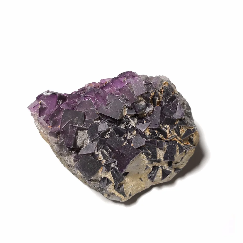 

600g NATURAL Stones and Minerals purple Fluorite quartz crystal RARE ORE UNIQUE SPECIMENS yunnan CHINA D2-40