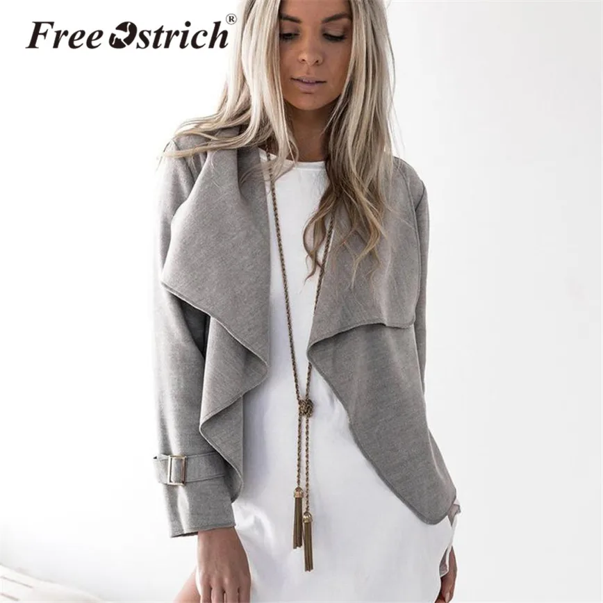 

Free Ostrich Autumn Wool Cardigan Women Coat Bow Streetwear Outerwear Full Sleeve Solid Casual Tops Jacket