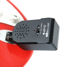 JOYO Mini Guitar AMP Portable Electric Guitar Amplifier Built-in Clean and Distortion effects 9V Battery or power Input 3.5mm mini portable guitar amplifier amp guitar amplifier dist and clean effect support aux input bass treble adjust orange