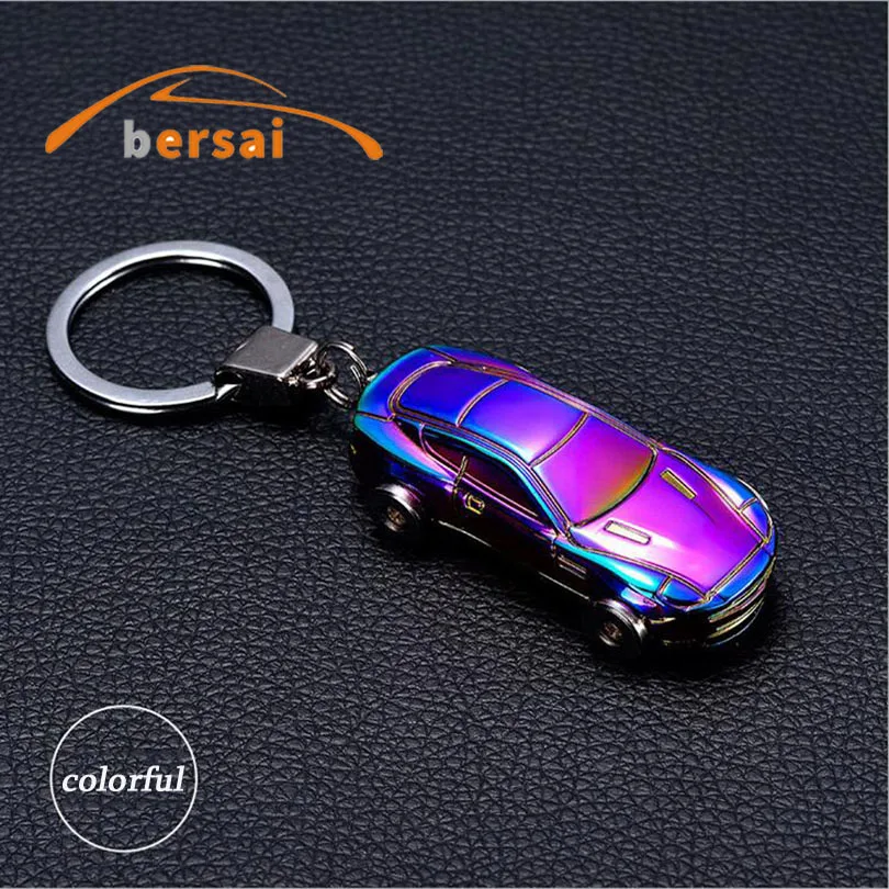 BERSAI 1 piece Alloy Car Key chain Ring Cigarette lighter For BMW e46 TOYOTA Mazda Car