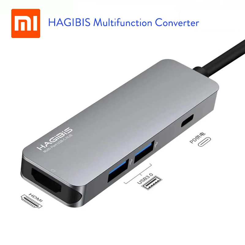 Адаптер для док-станции для USB-C Xiaomi hagios type-C в HDMI, разделитель функций для MacBook pro