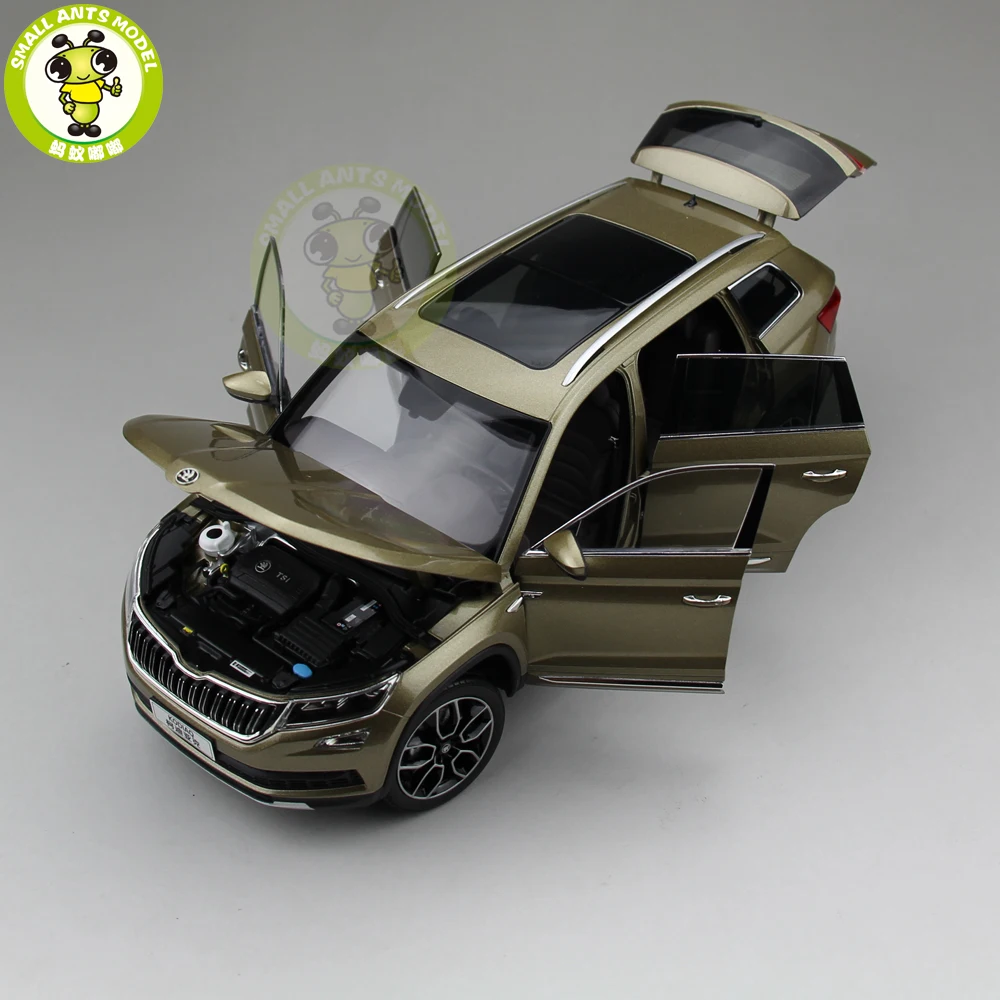 1/18 Skoda KODIAQ SUV литая модель металлическая модель автомобиля SUV Подарочная коллекция хобби золото