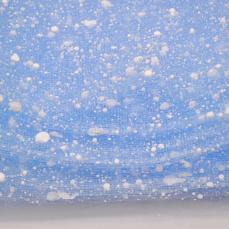 50 см* 3,6 м снег точка рулонные Тюлевая ткань PE пена органзы Цветочная упаковочная Свадебная вечеринка украшение катушка пачка DIY ремесла