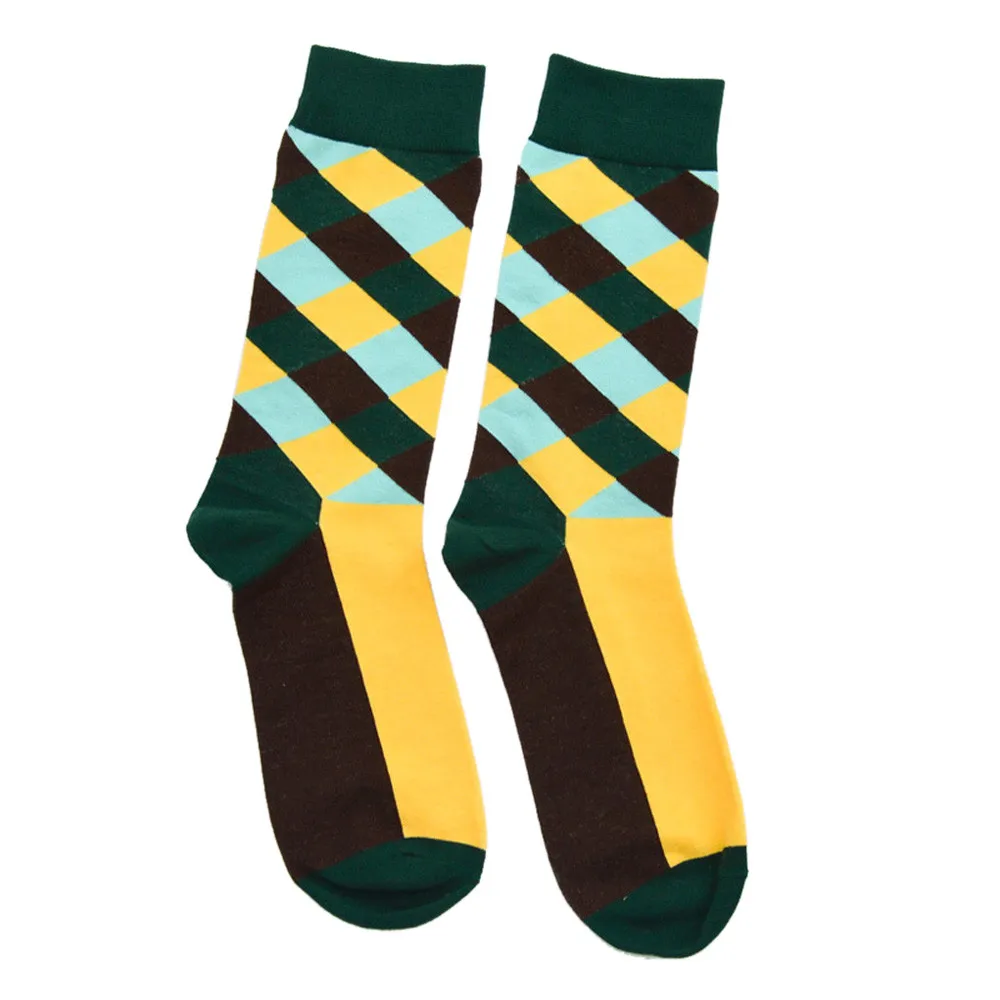 Womail/модные носки унисекс, повседневные мужские хлопковые носки средней длины, дизайнерские Разноцветные носки, подарочные носки, удобные, Прямая поставка M14
