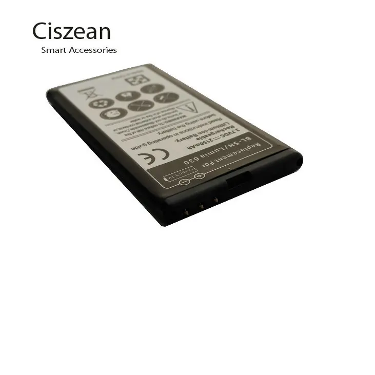 Ciszean 10X2150 мА/ч, BL-5H Замена Батарея чехол с подставкой и отделениями для карт для Nokia Lumia 630 636 638 635 акумуляторная батарея betterie Аккумулятор AKKU PIL 10 шт./лот