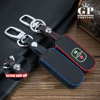 

LuminousLeather Car Key Cover Case Chain For Mazda 3 2 Mazda 6 Axela CX-5 CX5 CX-7 CX7 CX-9 RX8 2014 2015 2016 Auto Accessories