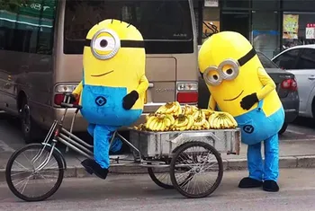 

Minion mascot costume for adults minion mascot costume free shipping