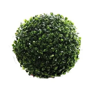 

CAMMITEVER Bonsai Topiary 16cm Decorative Flowers Wreaths Artificial Magnolia Grass Ball Plastic Moss Artificial Greenery