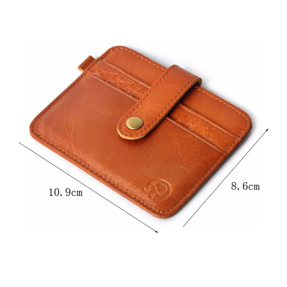 Slim leather multi-card-bit pack bag men Wallet Creadit Card Holder bank cardholder leather cow pickup package bus card holder