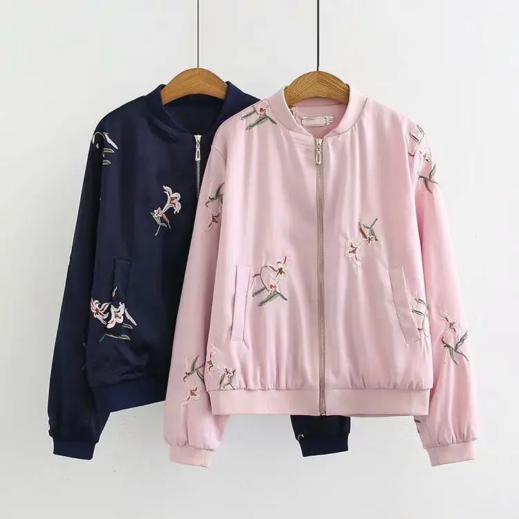 

T55 Autumn Winter Casual Women Short Jacket 5XL Plus size Women Clothing fashion embroidery Coats 6143