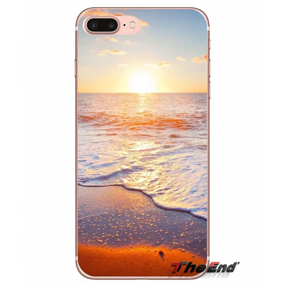 Пляжный летний мягкий чехол для мобильного телефона Huawei P Smart Y6 Pro P8 P9 P10 Nova P20 Lite Mini