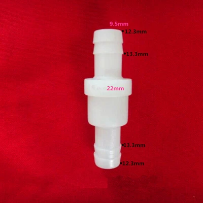 10 шт. давление рабочий пластиковый обратный клапан сопротивление масла и озона сопротивление 4 мм/6 мм/8 мм/10 мм/12 мм - Цвет: 10 pcs 12mm