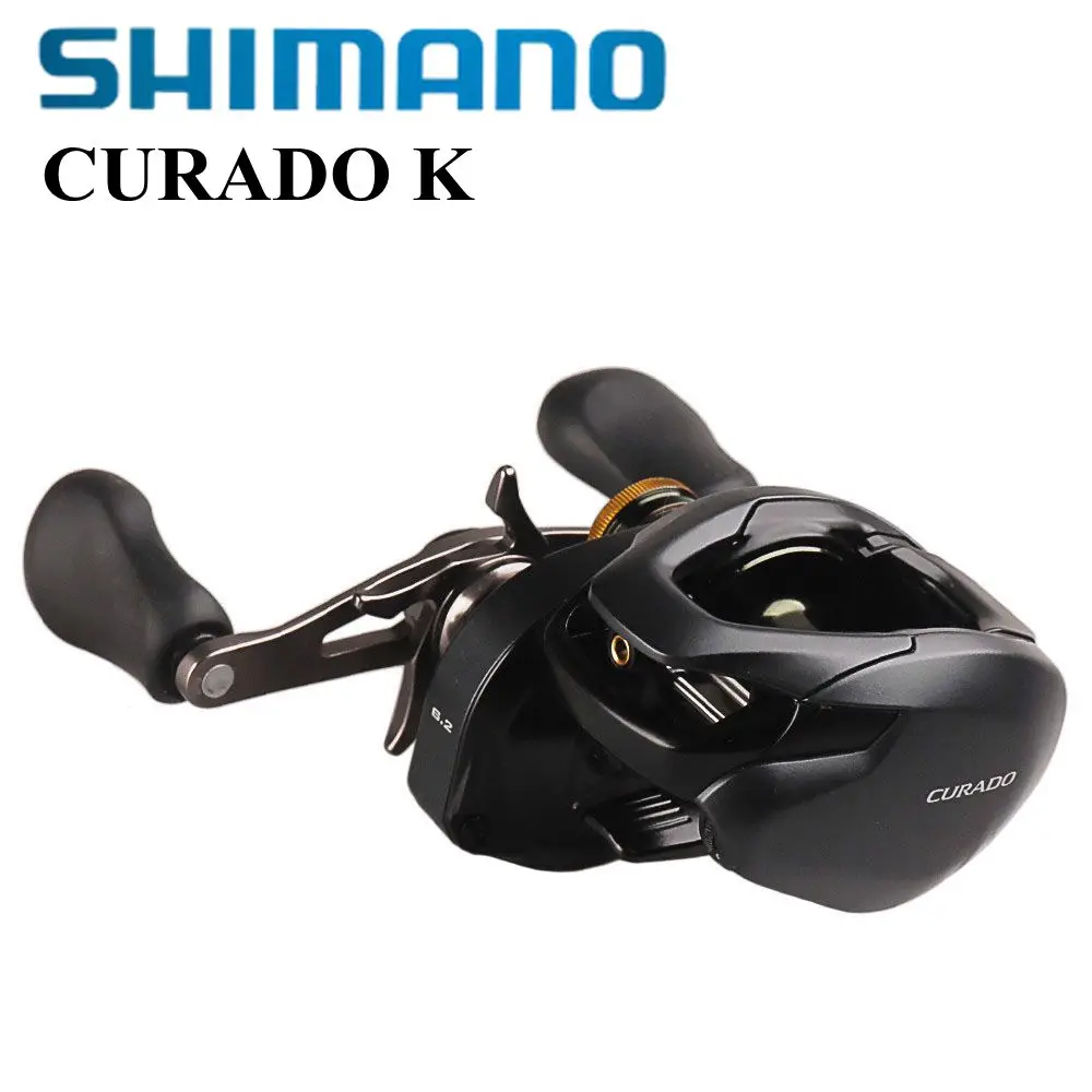 

SHIMANO CURADO K Low-Profile Reel Bait Casting Fishing Reels 200/201 200HG/201HG MicroModule gear Hagane Body Water Drop Wheel