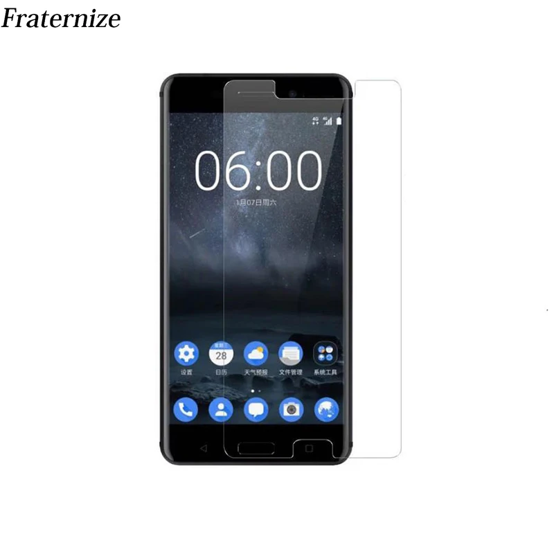 Для Nokia 7 8 9 прозрачное закаленное стекло для 2 3 5 6 Защитная пленка экрана 9H 2.5D 0 26 мм