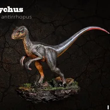 Новинка, 1:18 модель динозавра Юрского периода, велоцираптор антирхопус, древняя биологическая Коллекция игрушек для взрослых