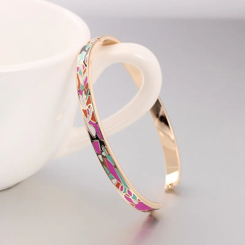 Beste R X Bijoux Femme Fijne Regalos Detalles Boda Vrouwen Sieraden Rvs Bangle Armband Enamel Bangles Esmaltes
