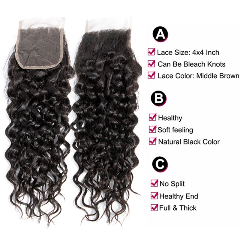 Monika-Hair-Closure-Malaysian-Hair-Water-Wave-Lace-Closure-Natural-Color-100-Human-Hair-Closure-Non (2)