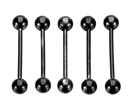 jewelry body pierce titanium barbell piercing bulks 5x punk chic wholesale lots ball