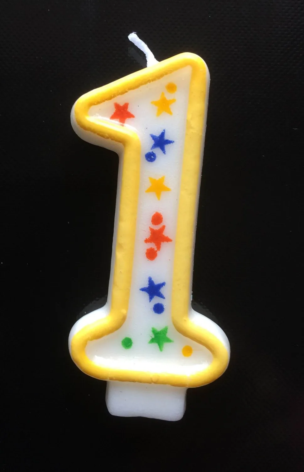 number candles, numeral candles, birthday number candles, no 1in