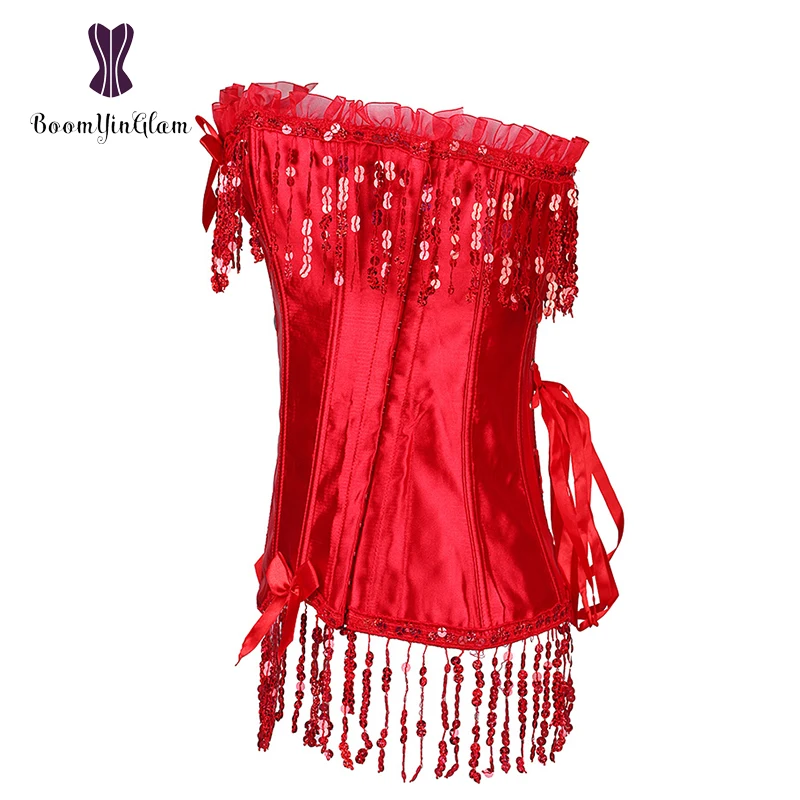 Side 3 Hooks Closure Tassel Decorated Dance Wear Costumes Sexy Lingerie